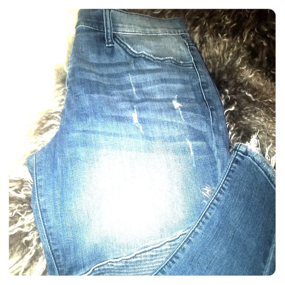 Plus size motto jeans